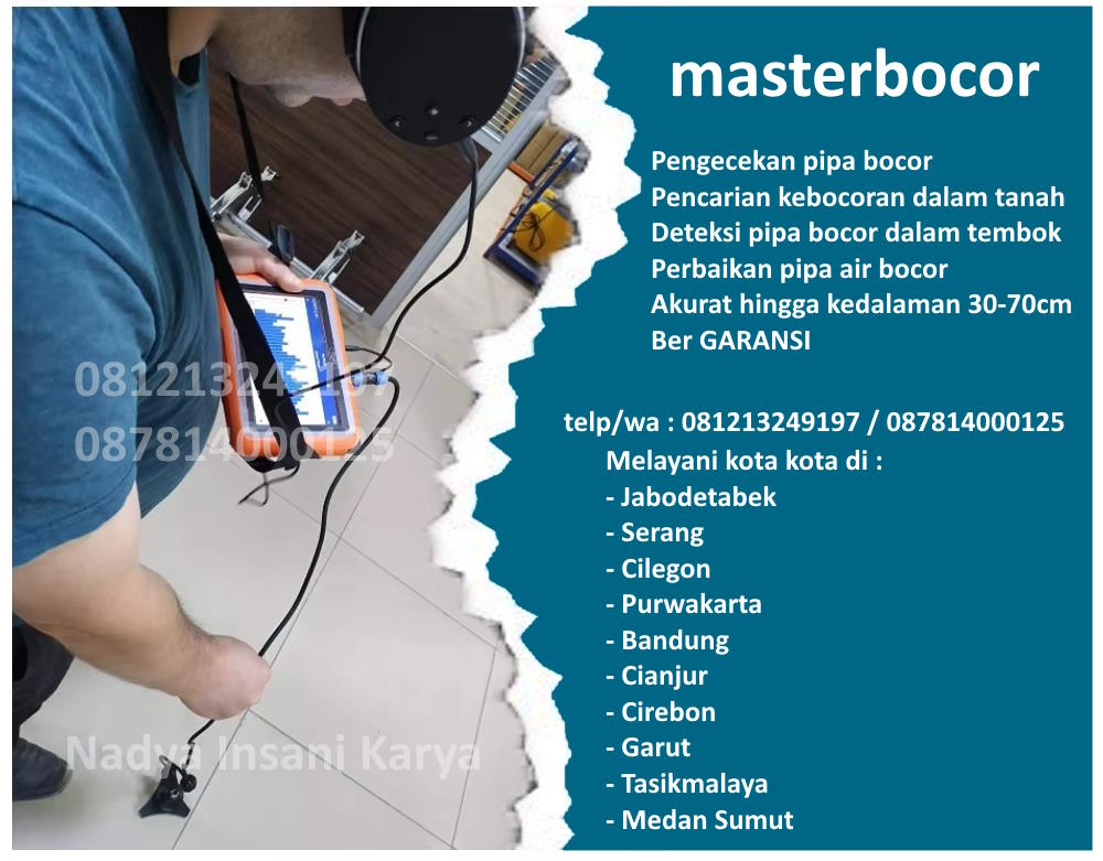 layanan perbaikan pipa bocor di tambun bekasi